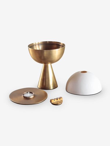 Apparatus Brass and Ceramic Censer by Apparatus Tabletop New Decorative Default / Natural / Brass