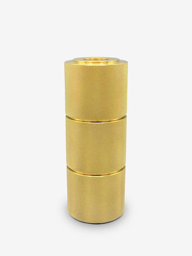 Klaar Prims Brass Ribbed Lux Tea Light Set of 3 by Klaar Prims Tabletop New Decorative Default