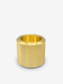 Klaar Prims Brass Ribbed Lux Tea Light Set of 3 by Klaar Prims Tabletop New Decorative Default