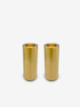 Klaar Prims Brass Smooth Lux Candle Holder Set by Klaar Prims Tabletop New Decorative Default