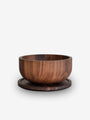 Busk Large Bowl with Lid in Walnut by Michael Verheyden - MONC XIII