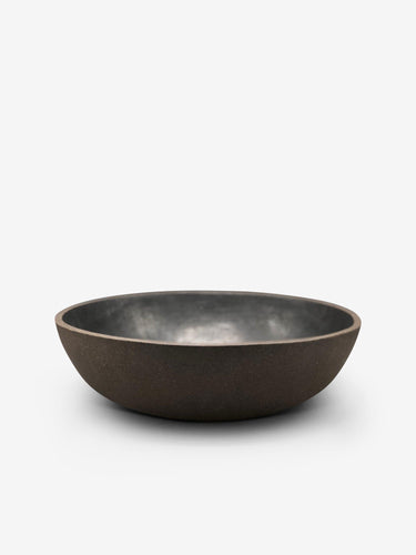 Humble Ceramics Ceramic Designer Bowl by Humble Ceramics Tabletop New Dinnerware Brownstone/Matte Black / 15
