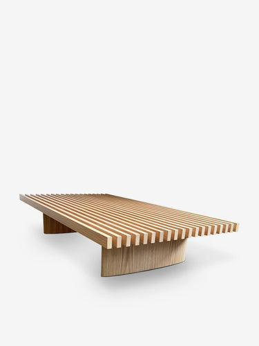 Cassina Charlotte Perriand 514 Refolo Bench in Natural Oak by Cassina Furniture New Seating 55.5