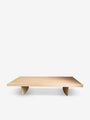 Cassina Charlotte Perriand 514 Refolo Bench in Natural Oak by Cassina Furniture New Seating 55.5" L x 30" W x 10.5" H / Oak / Wood