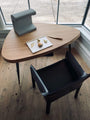 Cassina Charlotte Perriand 527 Mexique High Table in Oak Furniture New Tables 46.5"W x 31.5" D x 27.5" H / Oak / Wood