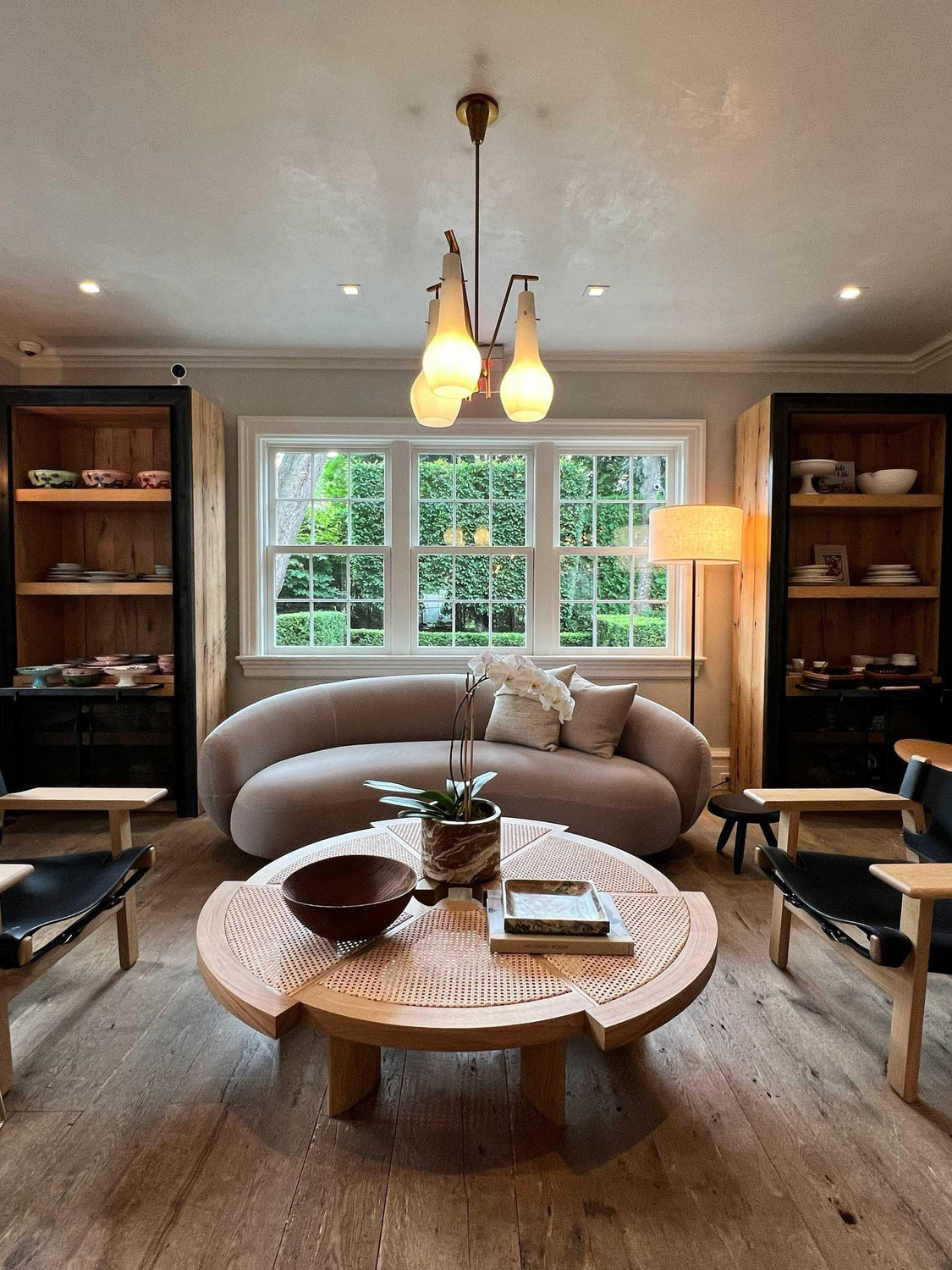 Cassina 529 Charlotte Perriand Rio Table in Viennese Straw
