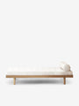 Cassina Charlotte Perriand Daybed in Natural Oak Frame by Cassina Furniture New Seating 81.1” L x 37.8” W x 15.3” H / Oak / Wood