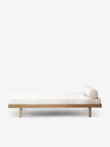 Cassina Charlotte Perriand Daybed in Natural Oak Frame by Cassina Furniture New Seating 81.1” L x 37.8” W x 15.3” H / Oak / Wood