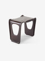 Cassina Charlotte Perriand Guéridon Stool by Cassina Furniture New Seating 24.4” L x 15.7” W x 19” H / Brown / Fiberglass