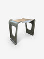 Cassina Charlotte Perriand Guéridon Stool by Cassina Furniture New Seating 24.4” L x 15.7” W x 19” H / Taupe / Fiberglass