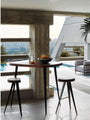 Cassina Charlotte Perriand Mexique Stool in Walnut by Cassina Furniture New Seating 29.3" H / Walnut / Wood