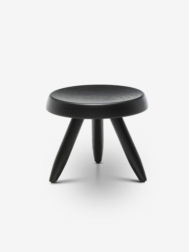 Cassina Charlotte Perriand Tabouret Berger Stool in Black by Cassina Furniture New Seating 13