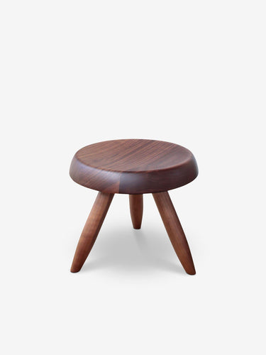 Cassina Charlotte Perriand Tabouret Berger Stool in Walnut by Cassina Furniture New Seating 13