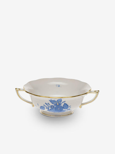Herend Chinese Bouquet 8oz. Cream Soup Bowl by Herend Tabletop New Dinnerware Blue 05992630389042