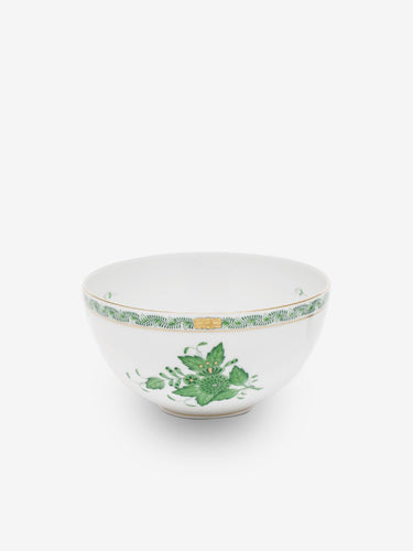 Herend Chinese Bouquet Rice Bowl by Herend Tabletop New Dinnerware Green 05992633022809