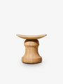 Christophe Delcourt Roi Stool in Solid Brushed Oak by Collection Particuliere - MONC XIII