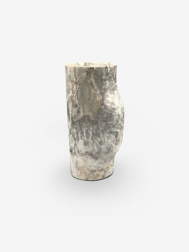 Collection Particuliere Christophe Delcourt Small BOS Vase by Collection Particuliere Home Accessories New Vessels 8” Diam. x 14.5” H / Fior di Pesco Marble / Marble