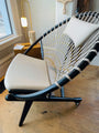 PP Mobler Circle Chair by Hans Wegner with Black Frame by PP Mobler Furniture New Seating