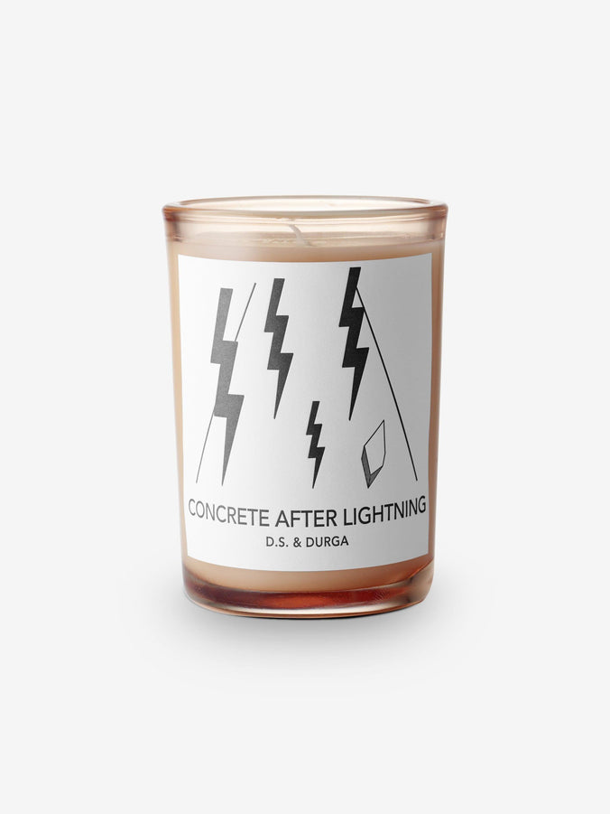Concrete After Lightning Candle by D.S. & Durga