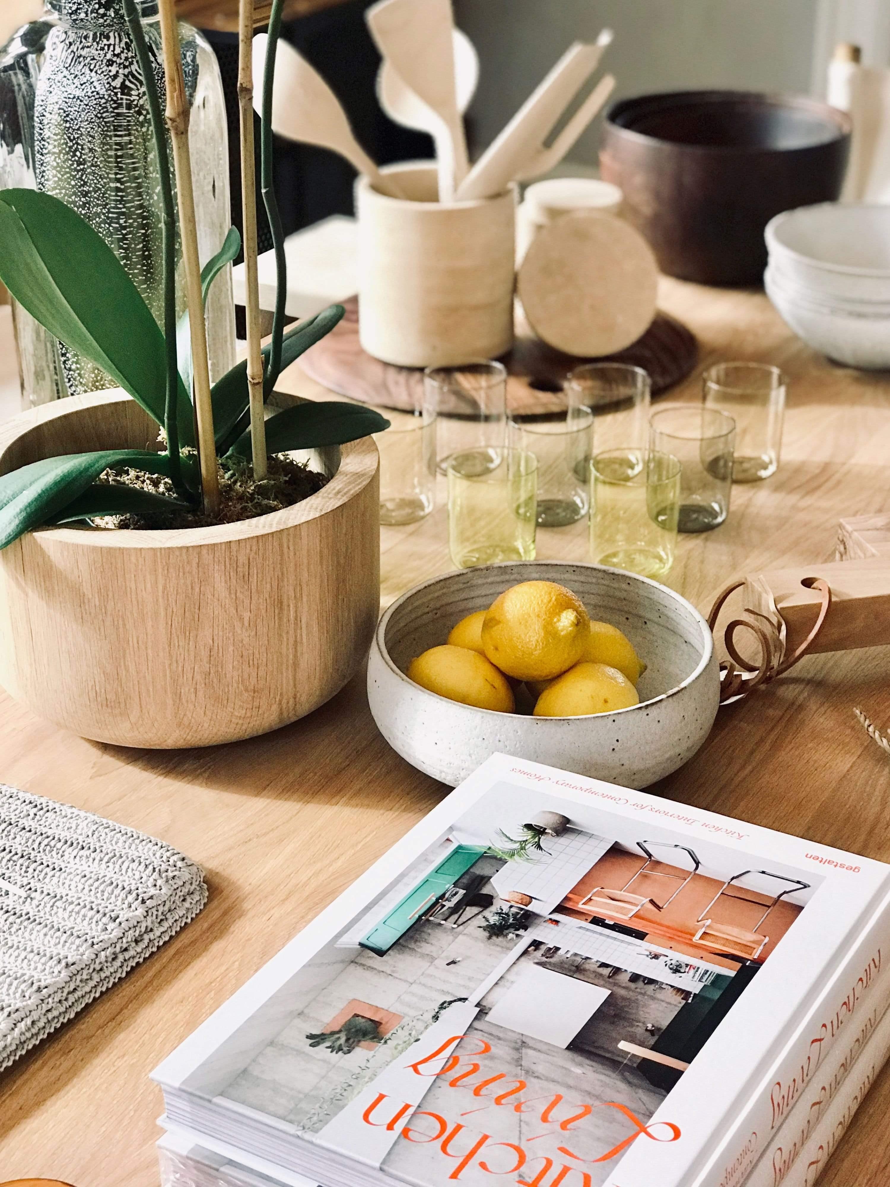 Curved Dish in Chalk by Luna Ceramics