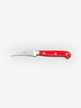 Berti Curved Paring Knife by Berti with Wood Block Kitchen Accessories New Kitchen Knives Red Lucite