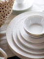 Bernardaud Ecume Salad Plate by Bernardaud Tabletop New Dinnerware 8.25" Diameter / White / Porcelain 03543634026147