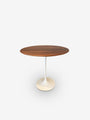 Knoll Eero Saarinen Oval Side Table with Rosewood & White Base by Knoll Furniture New Tables