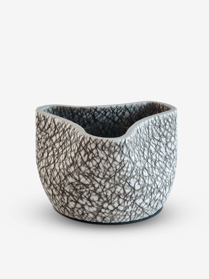 Elephant Texture Wave Vase by Gilles Caffier