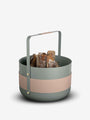 Eldvarm Emma Firewood Basket by Eldvarm Home Accessories New Misc. 19" H x 16" Diameter / Lichen / Metal 3760258720026