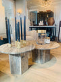 Epic 43" Coffee Table in Grey Travertine by Gubi - MONC XIII