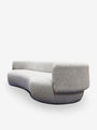 Collection Particuliere FAO Sofa in Fabric WOP Perle 002 by Collection Particuliere Furniture New Seating 107” L x 46” D x 28.3” H x 17” Seat Height / White / Fabric