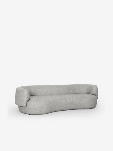 Collection Particuliere FAO Sofa in Gris Clair Deep Left Side by Collection Particuliere Furniture New Seating 107” L x 46” D x 28.3” H / Grey / Fabric