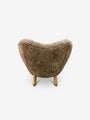 House of Finn Juhl Finn Juhl Pelican Chair in Sahara Sheepskin by House of Finn Juhl Furniture New Seating 33.5" W x 30" D x 26.7" H x 18" SH / Sahara / Sheepskin