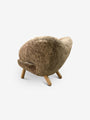 House of Finn Juhl Finn Juhl Pelican Chair in Sahara Sheepskin by House of Finn Juhl Furniture New Seating 33.5" W x 30" D x 26.7" H x 18" SH / Sahara / Sheepskin