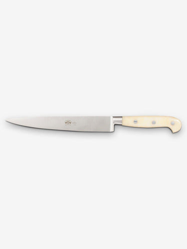 Berti Fish Filet Knife by Berti with Wood Block Kitchen Accessories New Kitchen Knives White Lucite