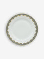 Herend Fish Scale 10.5" European Dinner Plate by Herend Tabletop New Dinnerware Grey 05992633145751