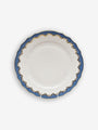 Herend Fish Scale 10.5" European Dinner Plate by Herend Tabletop New Dinnerware Blue 05992632696094
