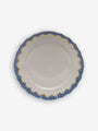 Herend Fish Scale 11" American Dinner Plate by Herend Tabletop New Dinnerware Light Blue 5992632684800