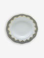 Herend Fish Scale 8.25" Dessert Plate by Herend Tabletop New Dinnerware Grey 05992633249008