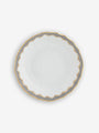 Herend Fish Scale Dinner Bowl by Herend Tabletop New Dinnerware Grey