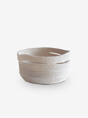 Gilles Caffier Freeform Rings Carved Bowl Earthenware by Gilles Caffier Home Accessories New Vessels