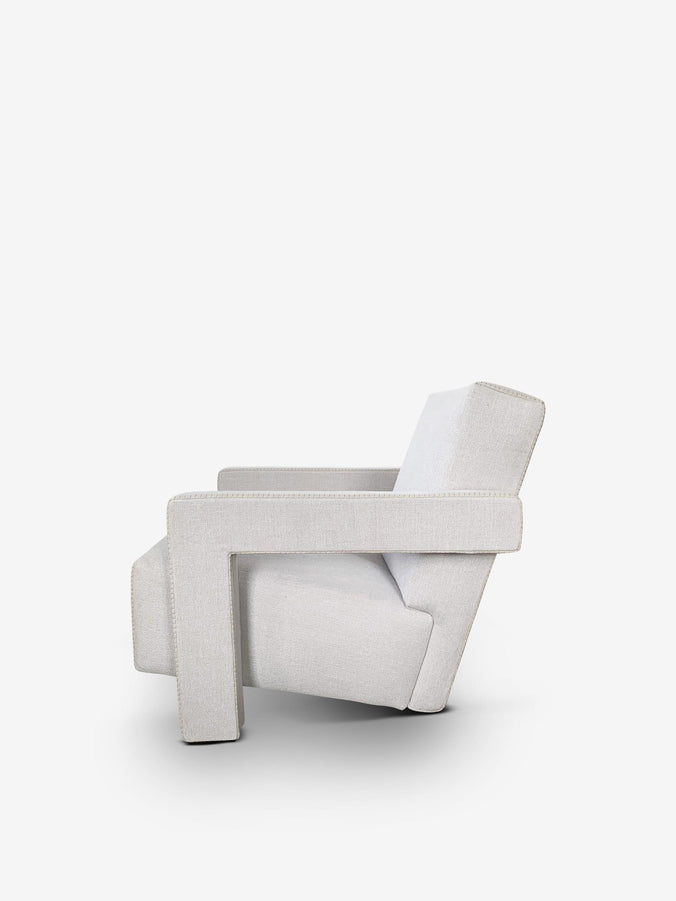 Gerrit Thomas Rietveld Utrecht Armchair in Linen by Cassina