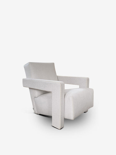 Gerrit Thomas Rietveld Utrecht Armchair in Linen by Cassina - MONC XIII
