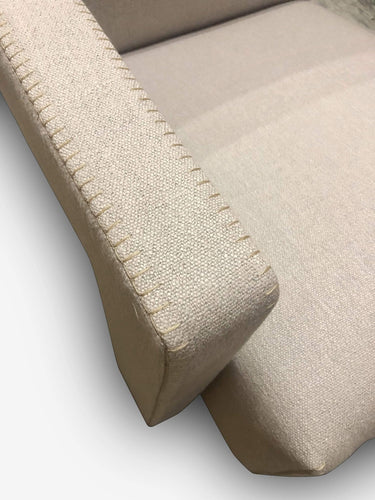 Cassina Gerrit Thomas Rietveld Utrecht Armchair in Linen by Cassina Furniture New Seating