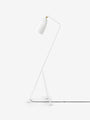 Gubi Grashoppa Floor Lamp by Gubi Grossman Lighting New Matte White / Metal / 49.5" H x 17" W