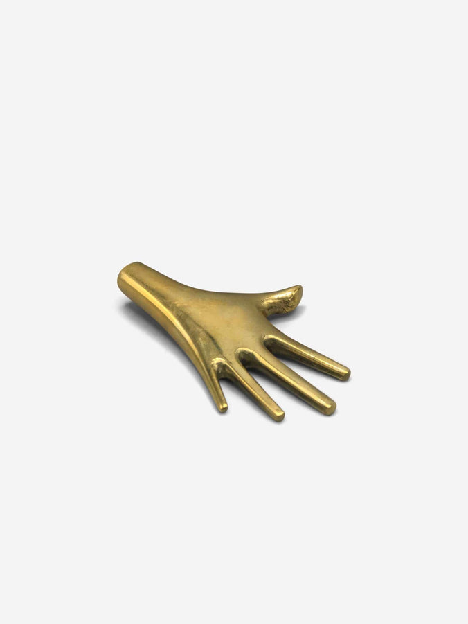 Hand Paperweight in Brass by Carl Aubock
