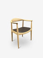 PP Mobler Hans Wegner Round Chair "The Chair" in White Oak by PP Mobler Furniture New Seating Default