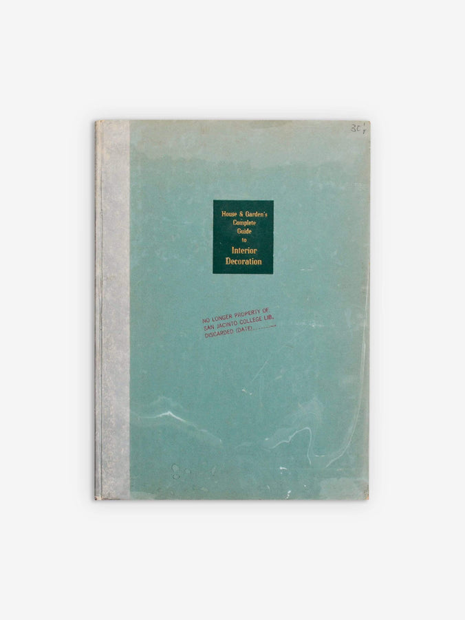 House and Garden's Complete Guide to Interior Decoration publ. 1960