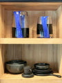 Arcade Murano Ichnos A Black & Blue Glass Vase by Arcade Glass Tabletop New Glassware Vase / Black & Blue / Ivan Baj