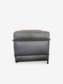 Cassina LC2 1928 Armchair Corbusier in Grey Leather by Cassina Furniture New Seating 27.6” W x 29.9” D x 26.4” H x 18.9” SH / brown / leather